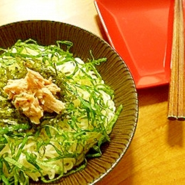 青しそとツナのそうめん レシピ 作り方 By Tepppi 楽天レシピ 青しそとツナのそうめん レシピ 作り方 By Tepppi 楽天レシピ